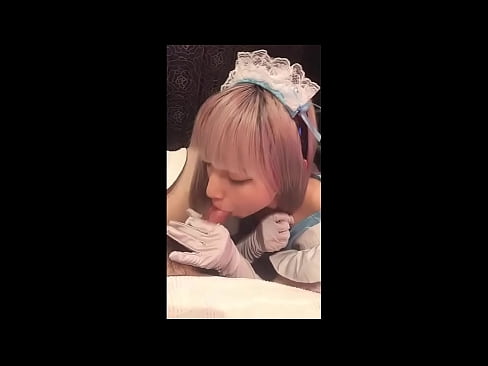 ❤️ Јапански идол [маиука], костим француске собарице, први део, пушење и дркање са лосионом ❌ Порно видео на sr.qizpornolar.ru ❤